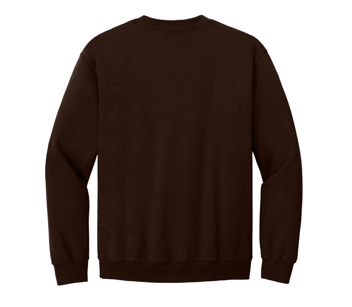 Dark Chocolate Gildan Heavy Blend Crewneck Sweatshirt