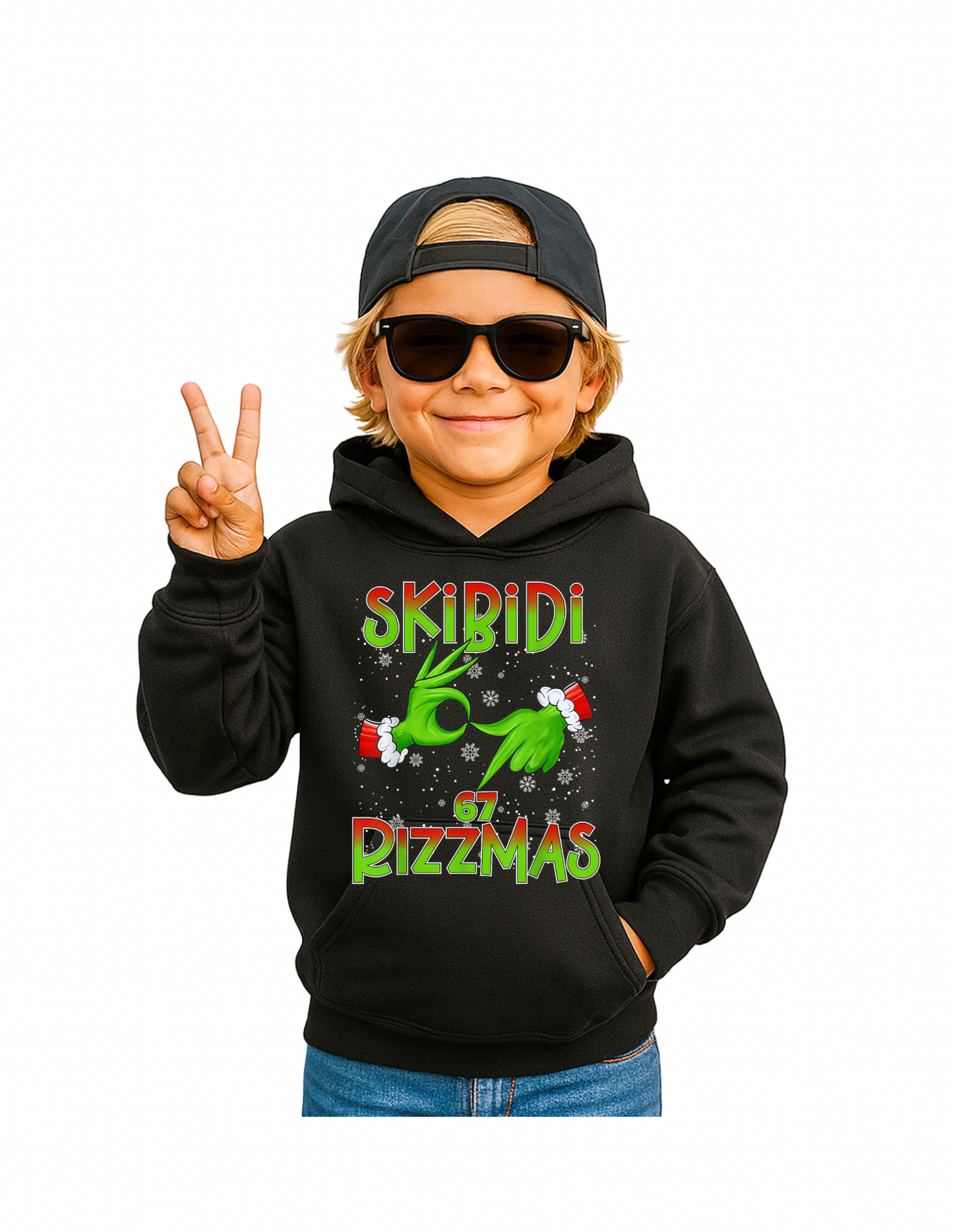 Black Hoodie Grinch SKIBIDI 67