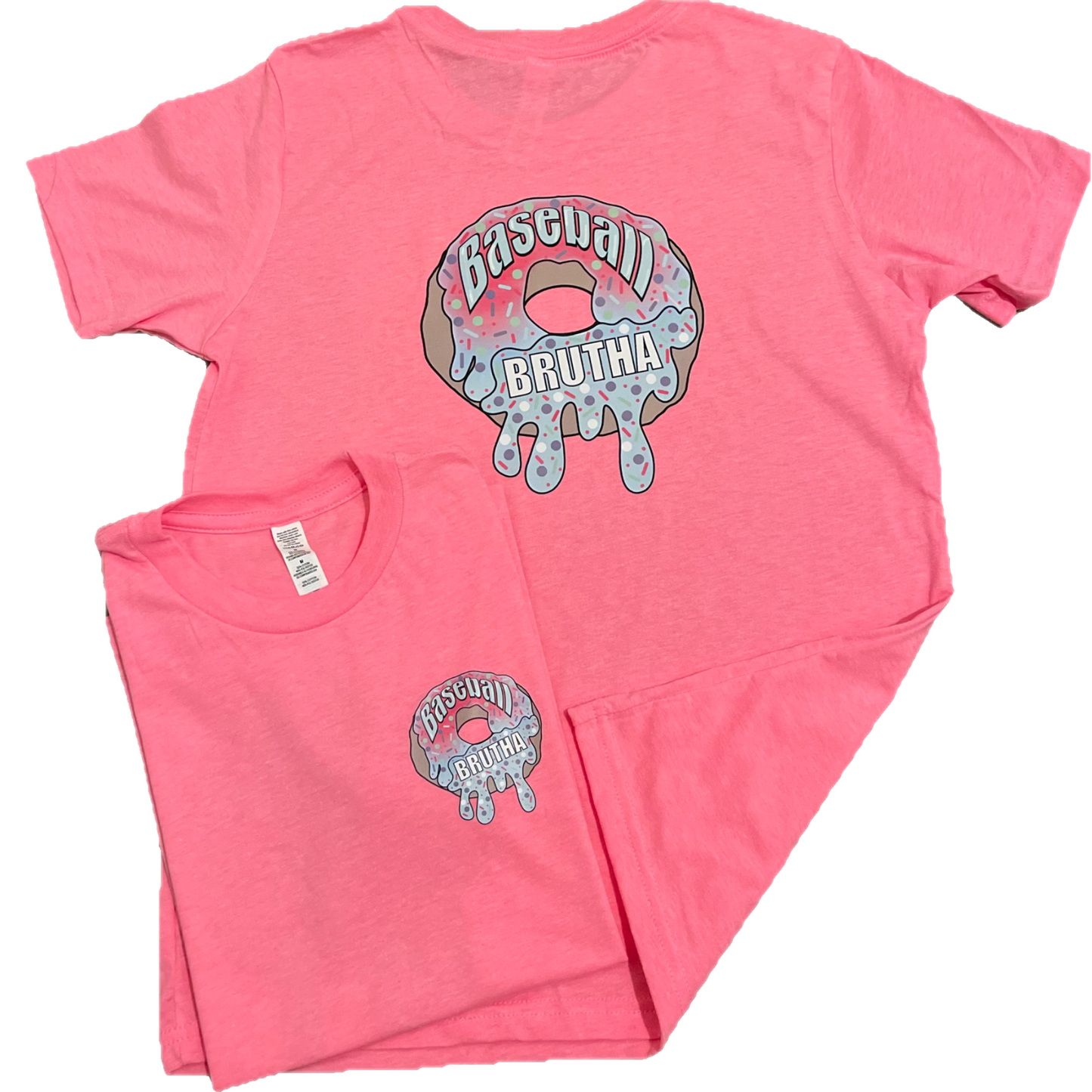Pink Baseball Brutha Tee