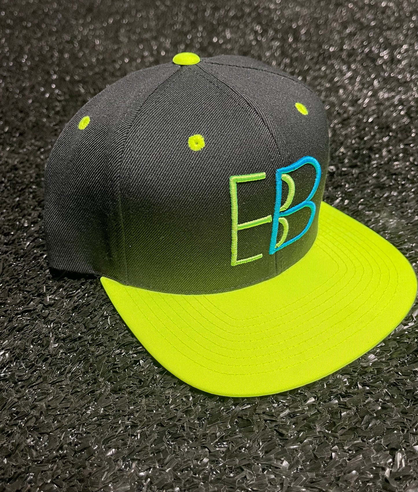 Neon Yellow/Black BB Hat