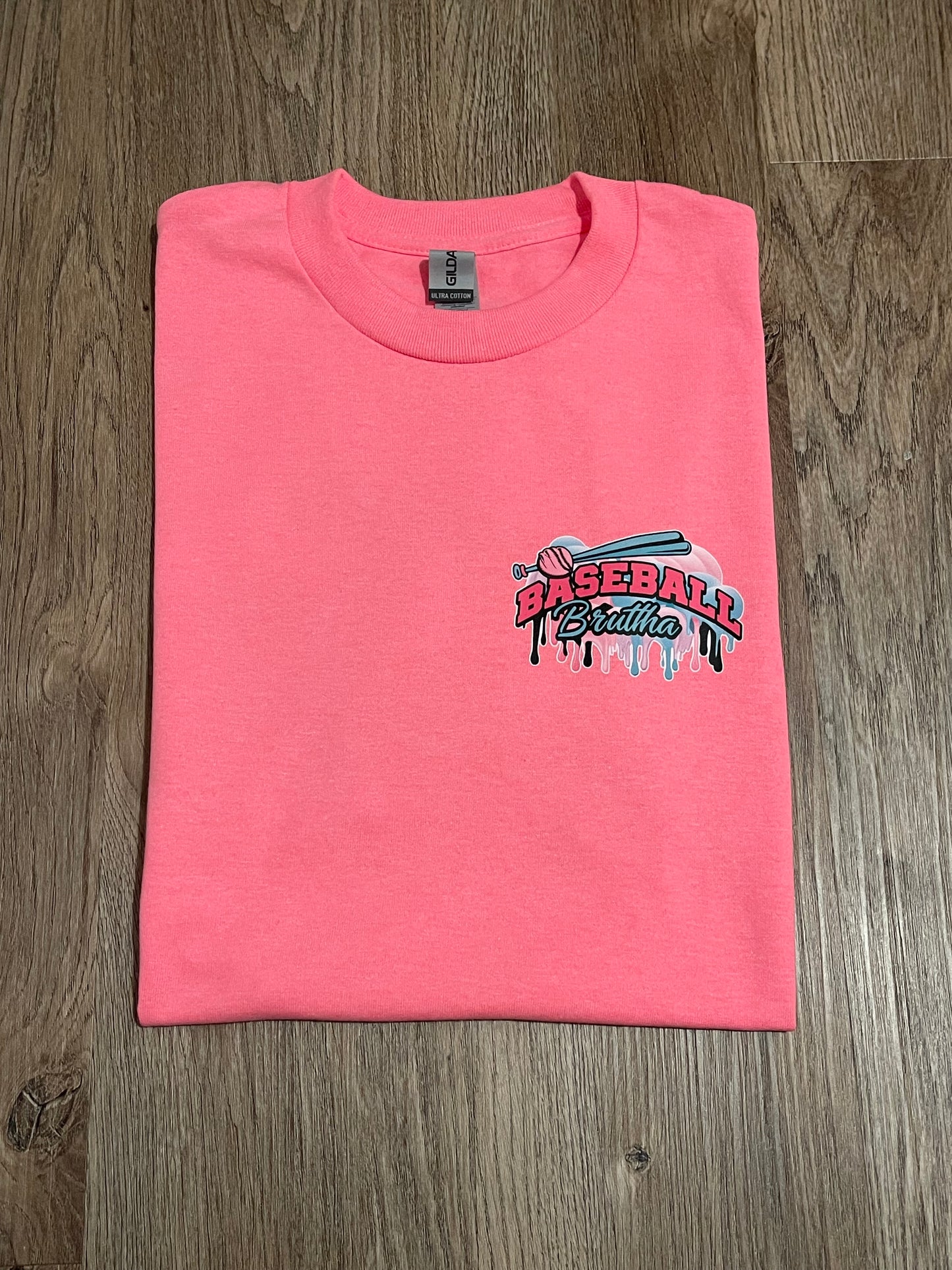 Hot Pink Cotton Candy Drip Tee