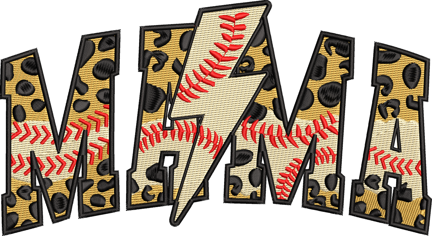 Leopard Mama Fo-Embroidery Logo