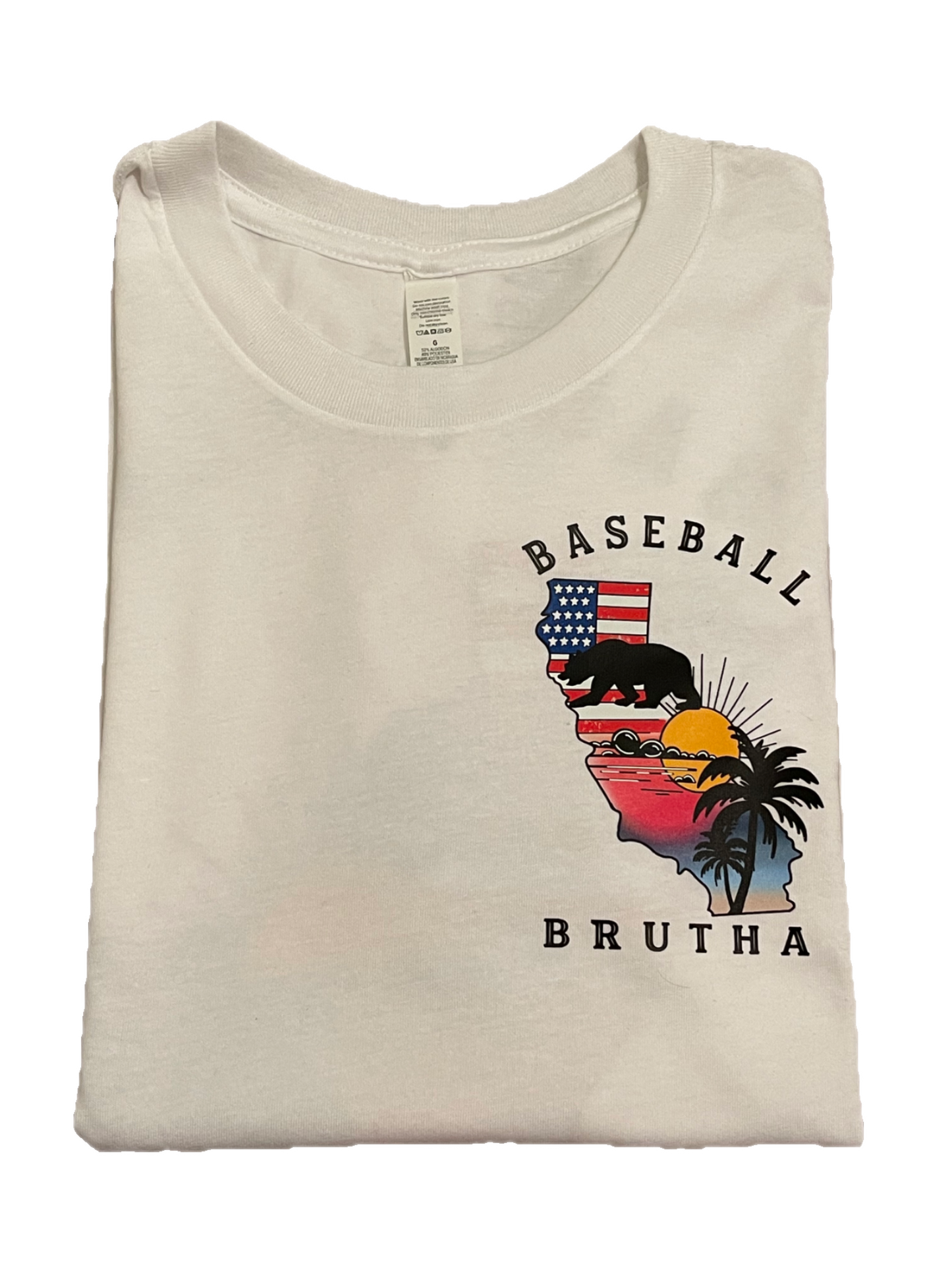 Baseball Brutha Cali Tee