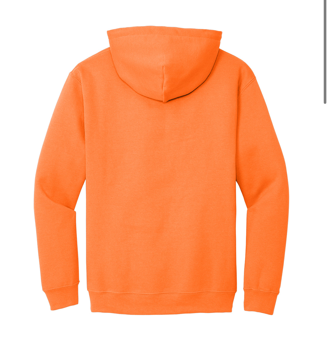 S. Orange 50/50 Hoodie Sweatshirt