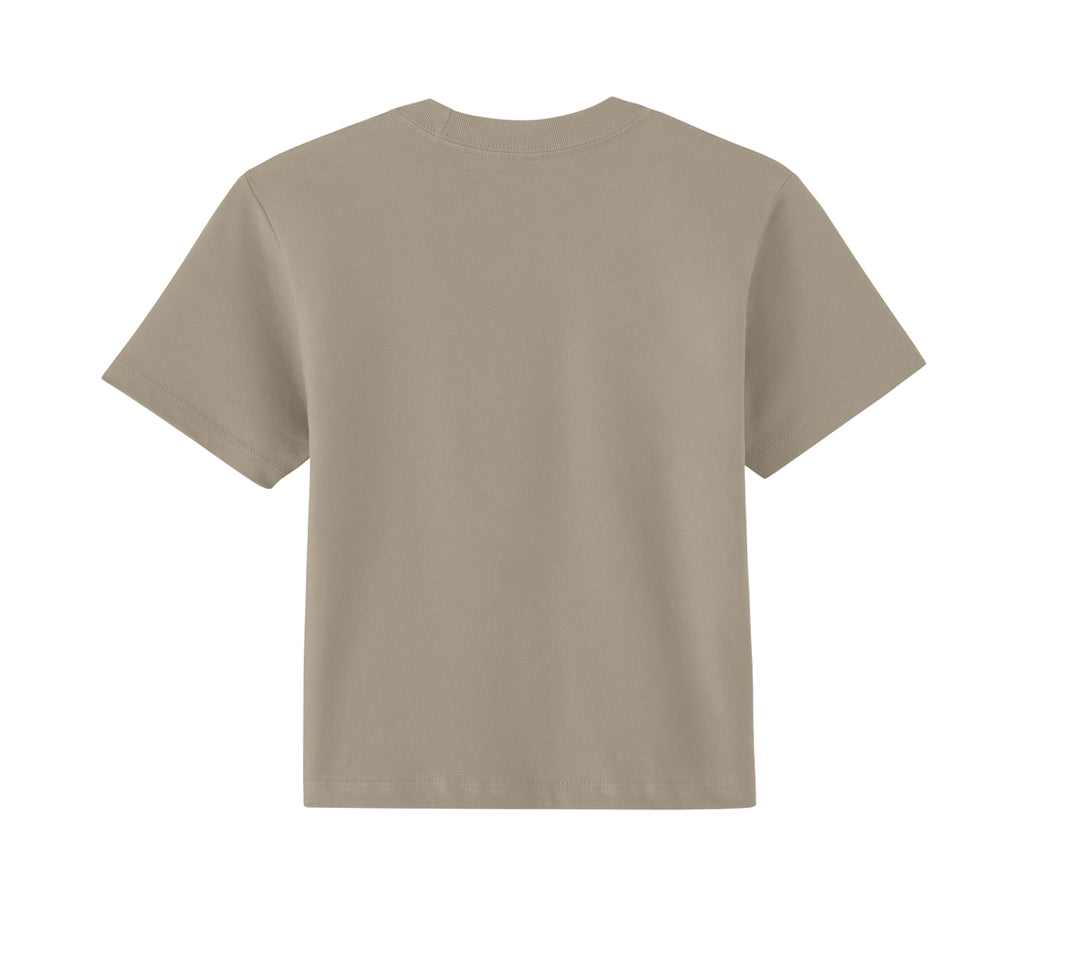 Tan Boxy Tee