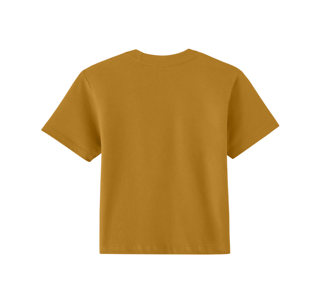 Antique Gold Boxy Tee
