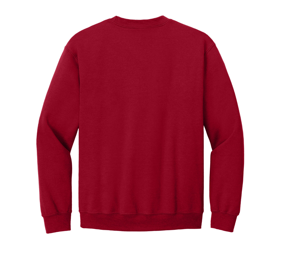 Cardinal Red Gildan Heavy Blend Crewneck Sweatshirt