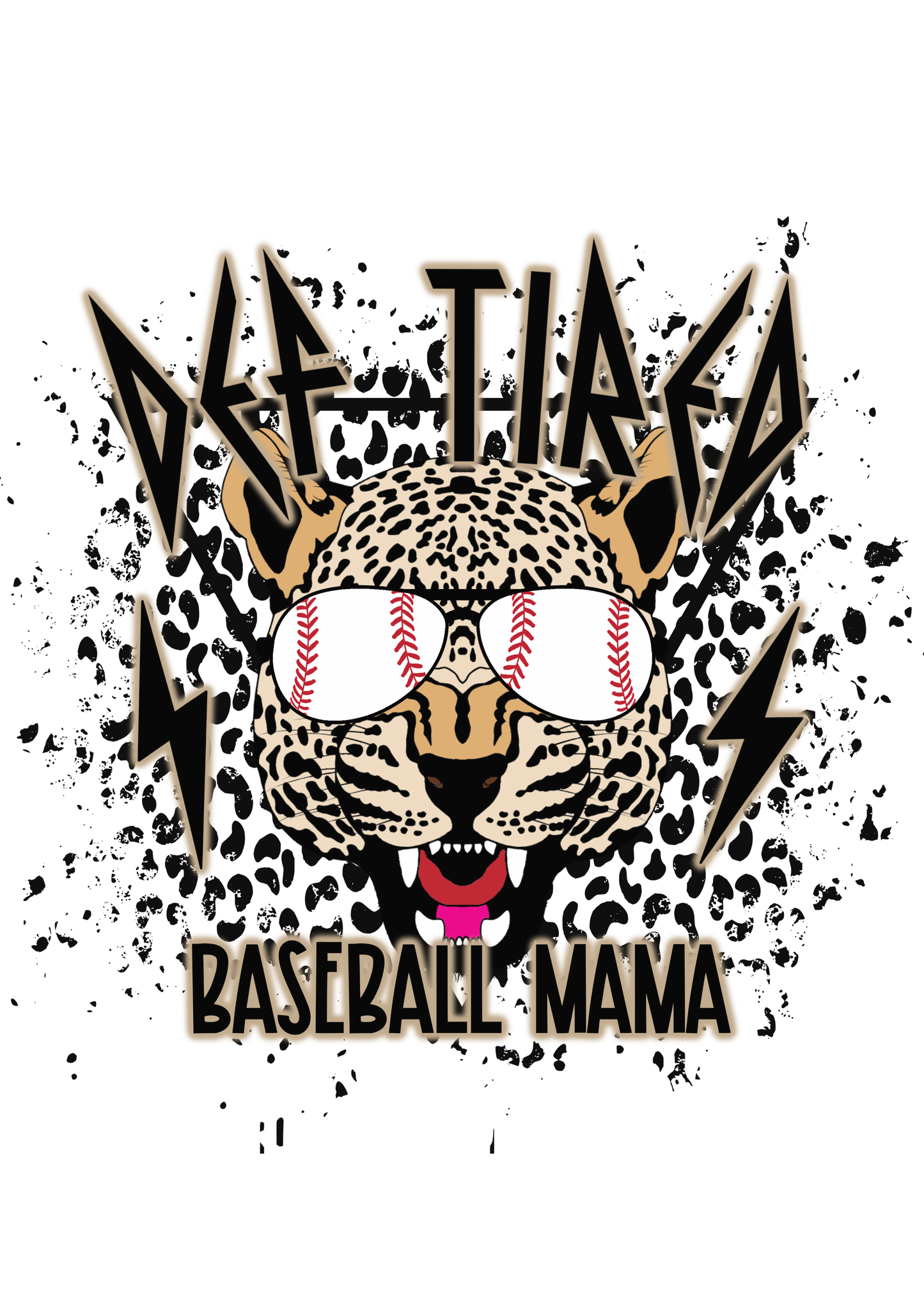Def Tired Baseball Logo