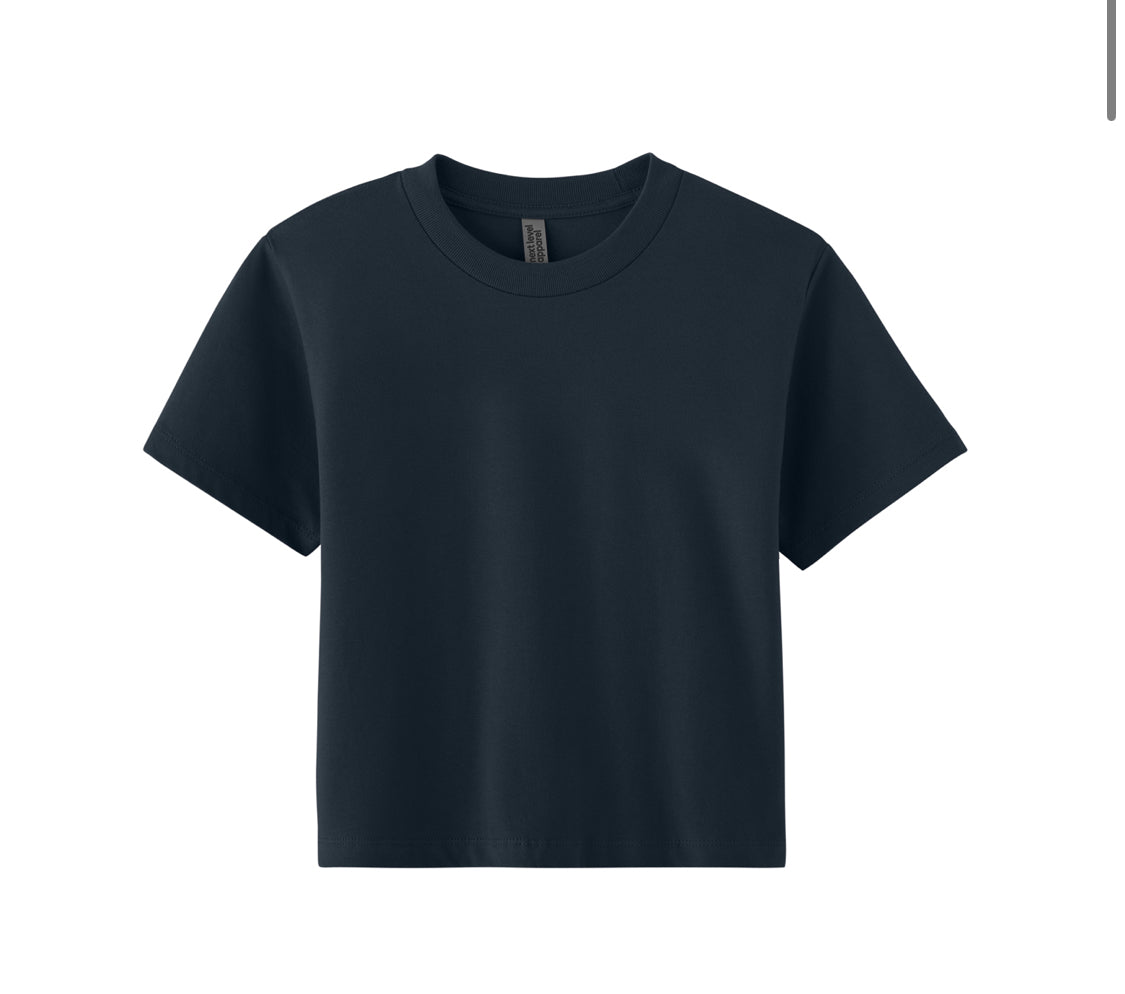 Midnight Navy Boxy Tee