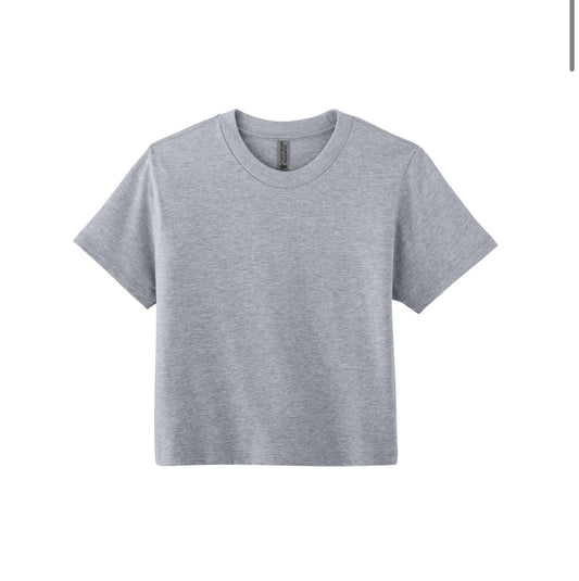 Heather Gray Boxy Tee