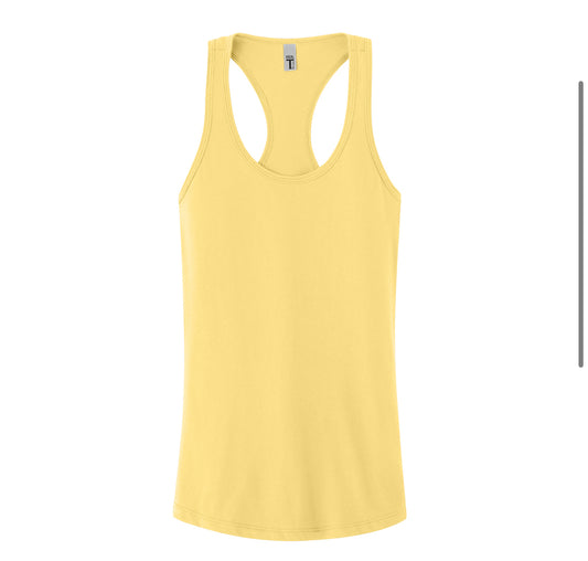 Banana Cream Women’s Ideal Racerback Tank