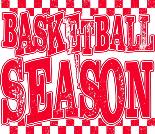 Red Basketball Season  - Logo