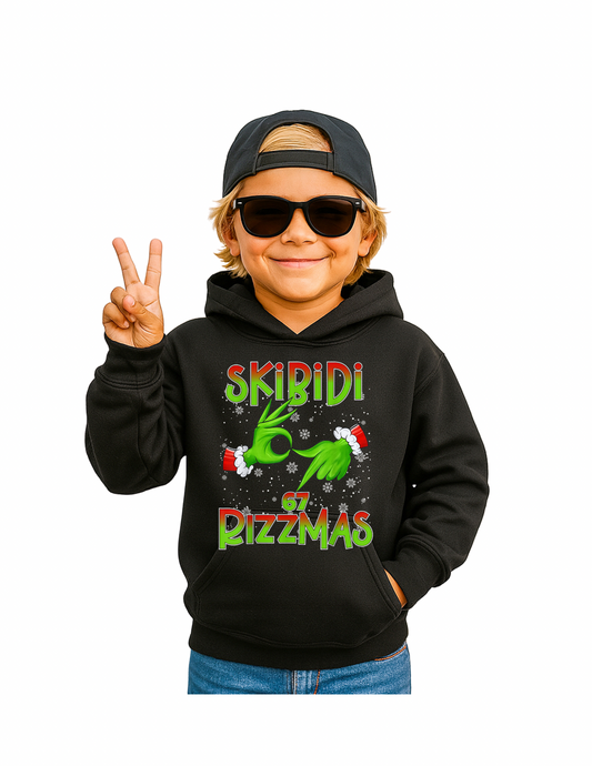 Black Hoodie Grinch SKIBIDI 67