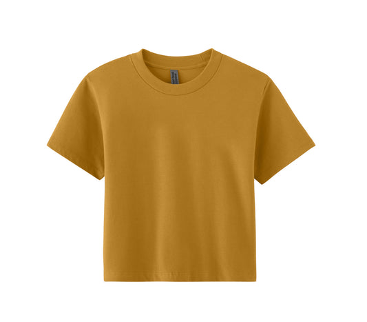 Antique Gold Boxy Tee