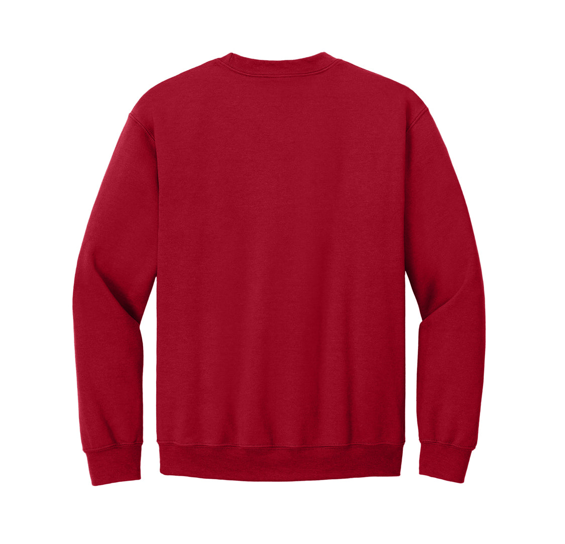 Cherry Red Gildan Heavy Blend Crewneck Sweatshirt