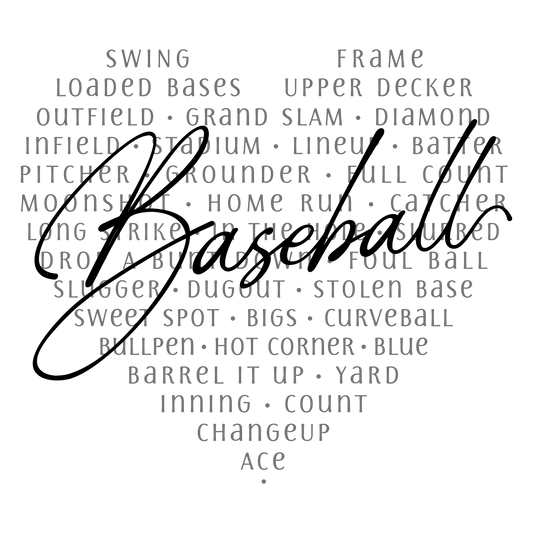 Baseball Heart Logo