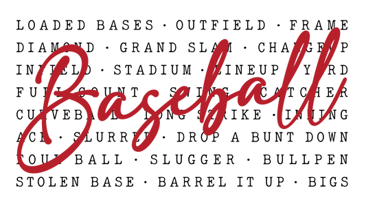 Baseball Square Logo