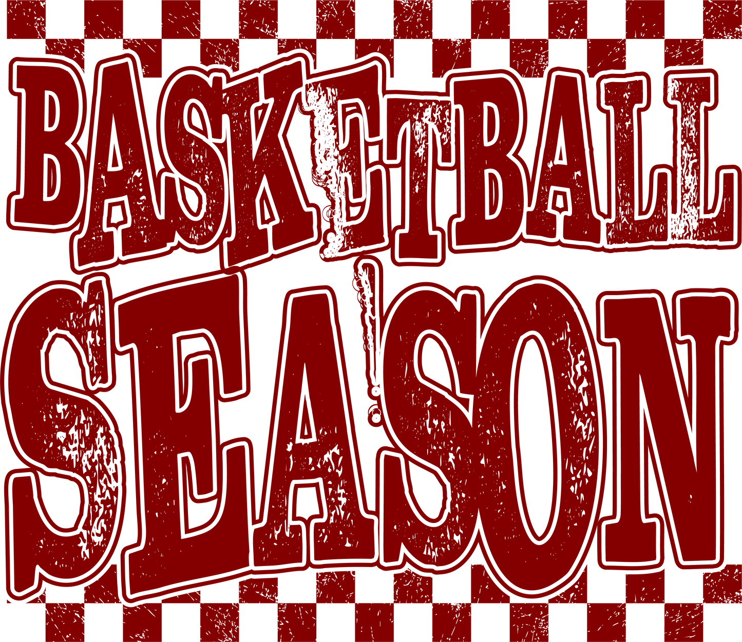 Maroon Basketball Season - Logo