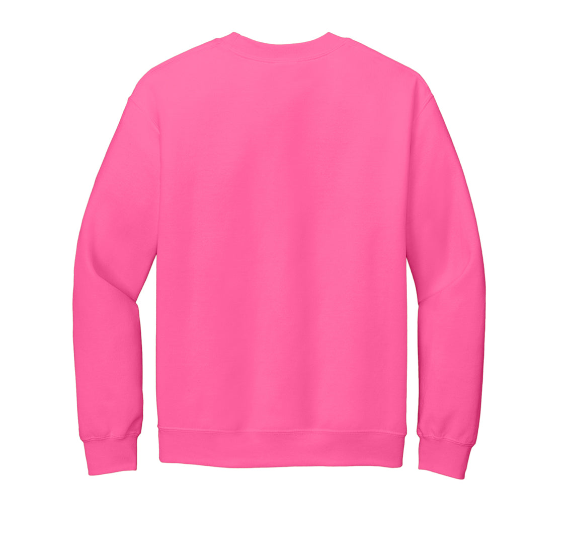 Hot Pink Gildan Heavy Blend Crewneck Sweatshirt