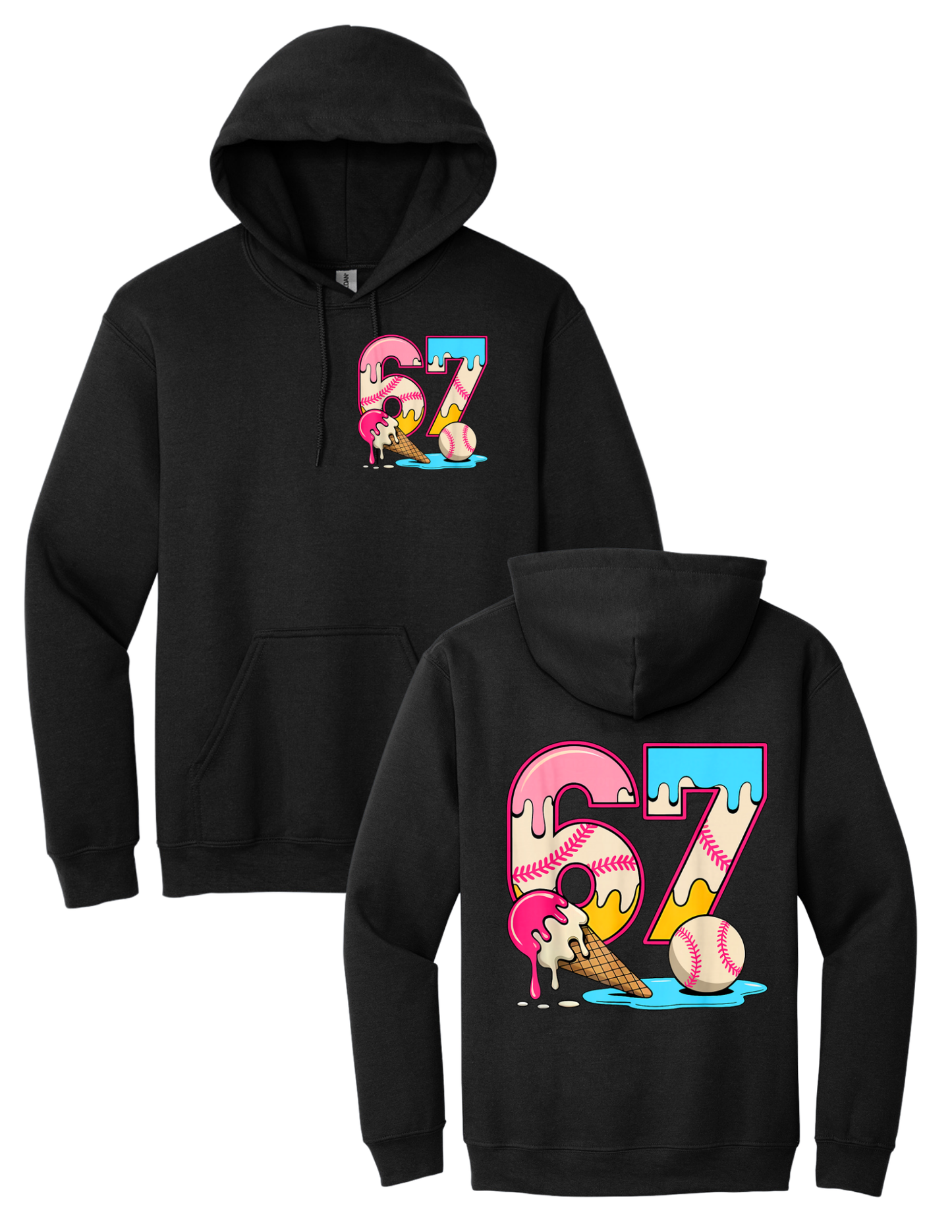 Black 67 Ice CreamHoodie