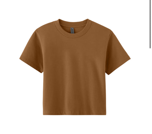 Clay Boxy Tee