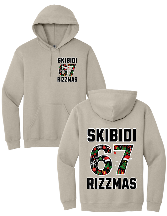 Cream Hoodie SKIBIDI 67