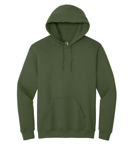 Military Green 50/50 Hoodie Sweatshirt
