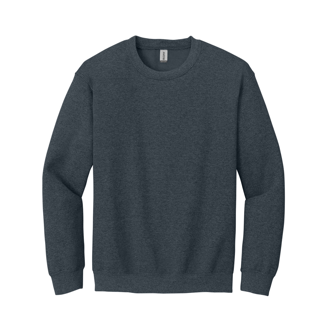 Dark Heather Gildan Heavy Blend Crewneck Sweatshirt