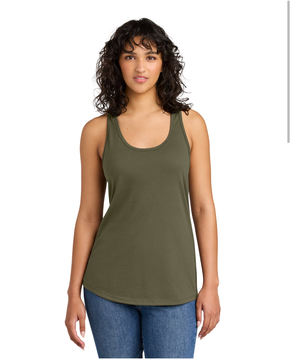 Military Green Women’s Ideal Racerback Tank