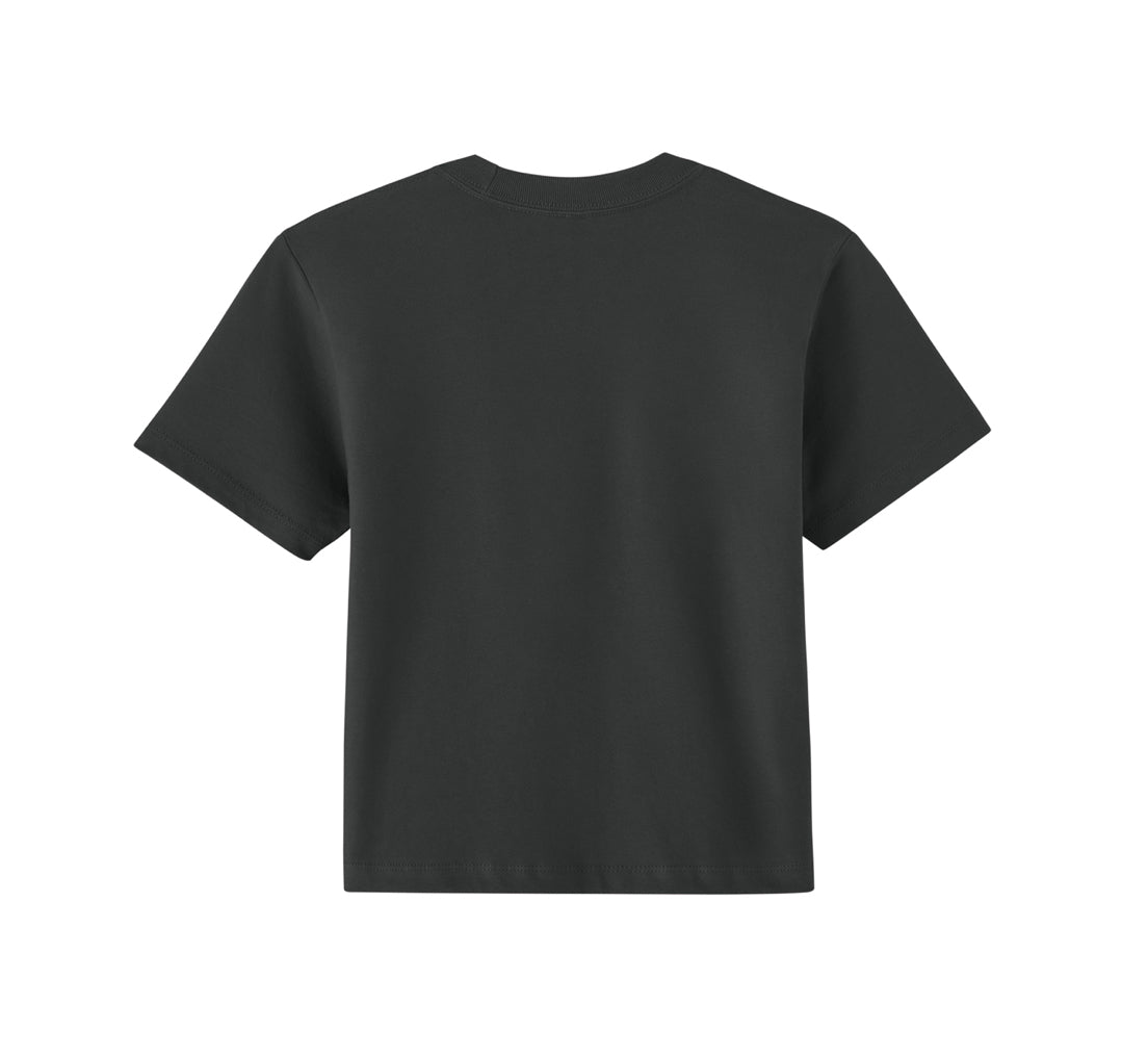 Graphite Black Boxy Tee