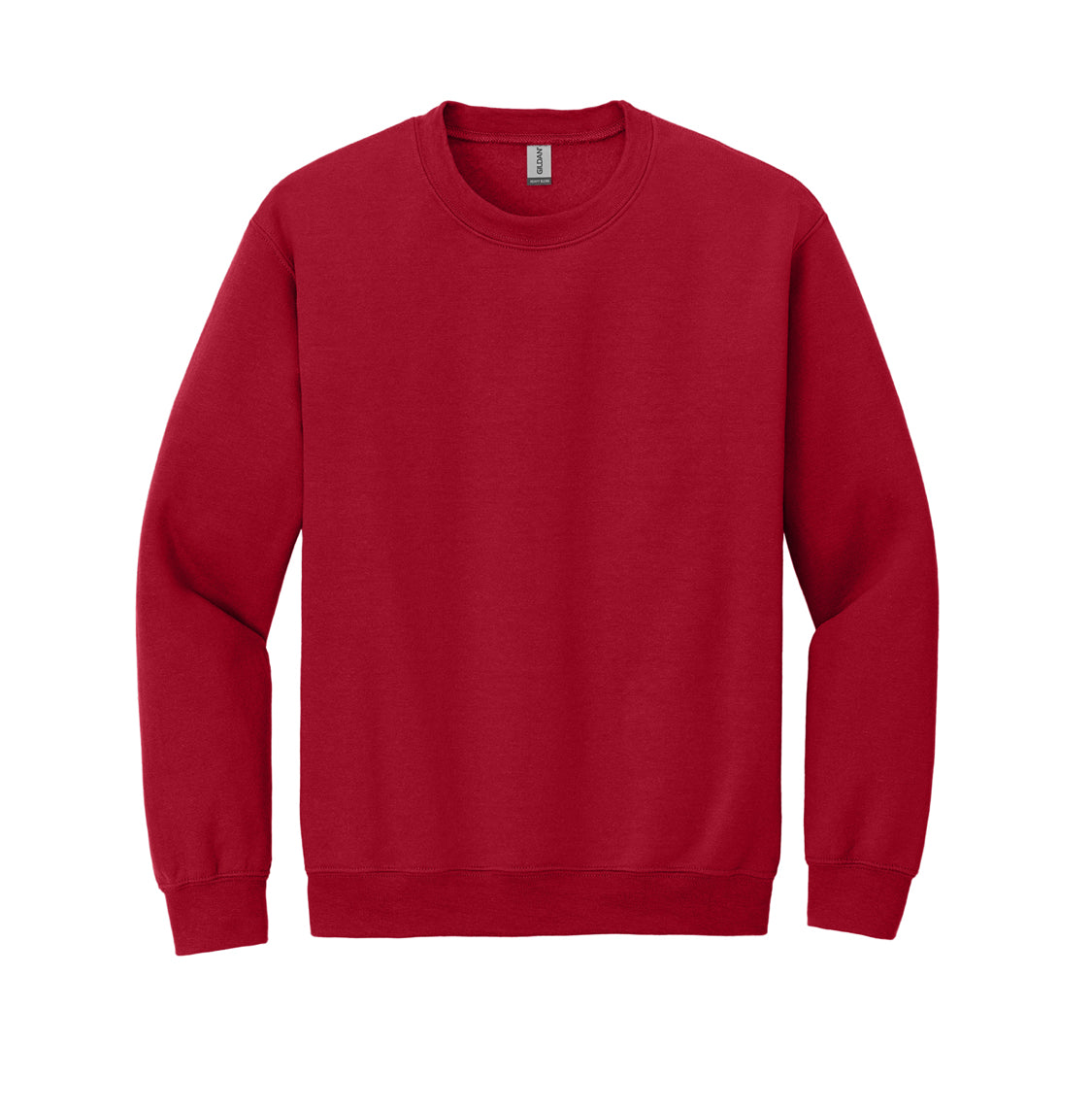 Cherry Red Gildan Heavy Blend Crewneck Sweatshirt