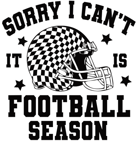 Sorry I Can’t - Black Distressed Logo