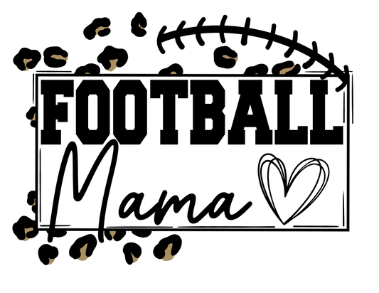 Leopard Football Mama Logo