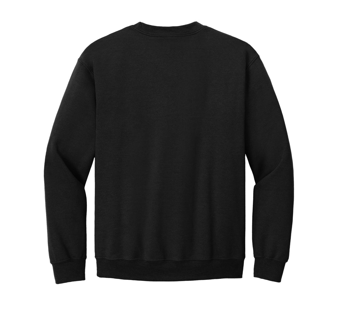 Black Gildan Heavy Blend Crewneck Sweatshirt