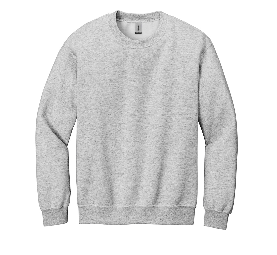 Ash Gildan Heavy Blend Crewneck Sweatshirt