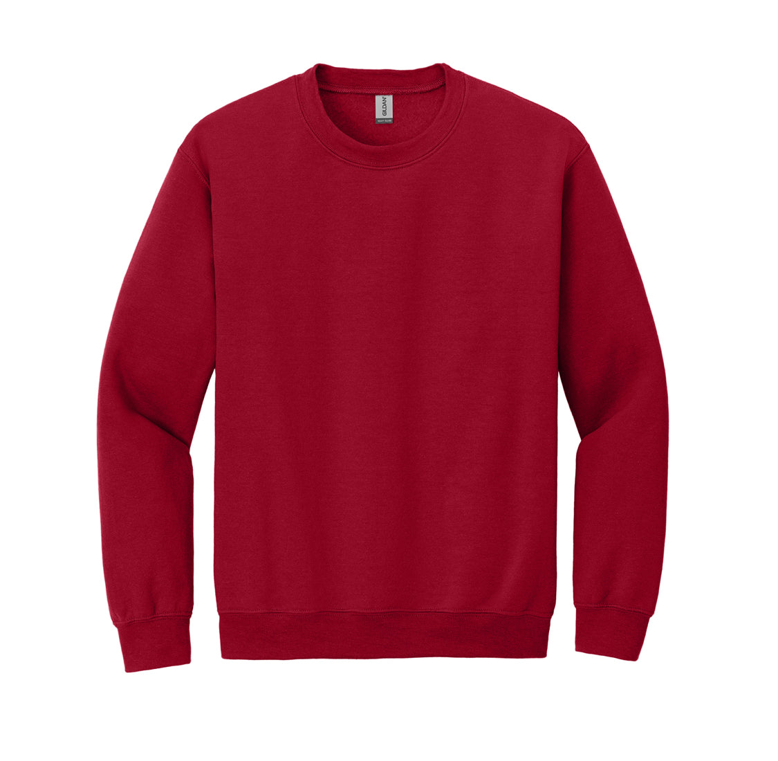 Cardinal Red Gildan Heavy Blend Crewneck Sweatshirt