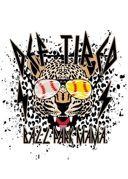 Def Tired Baseball-Softball Logo