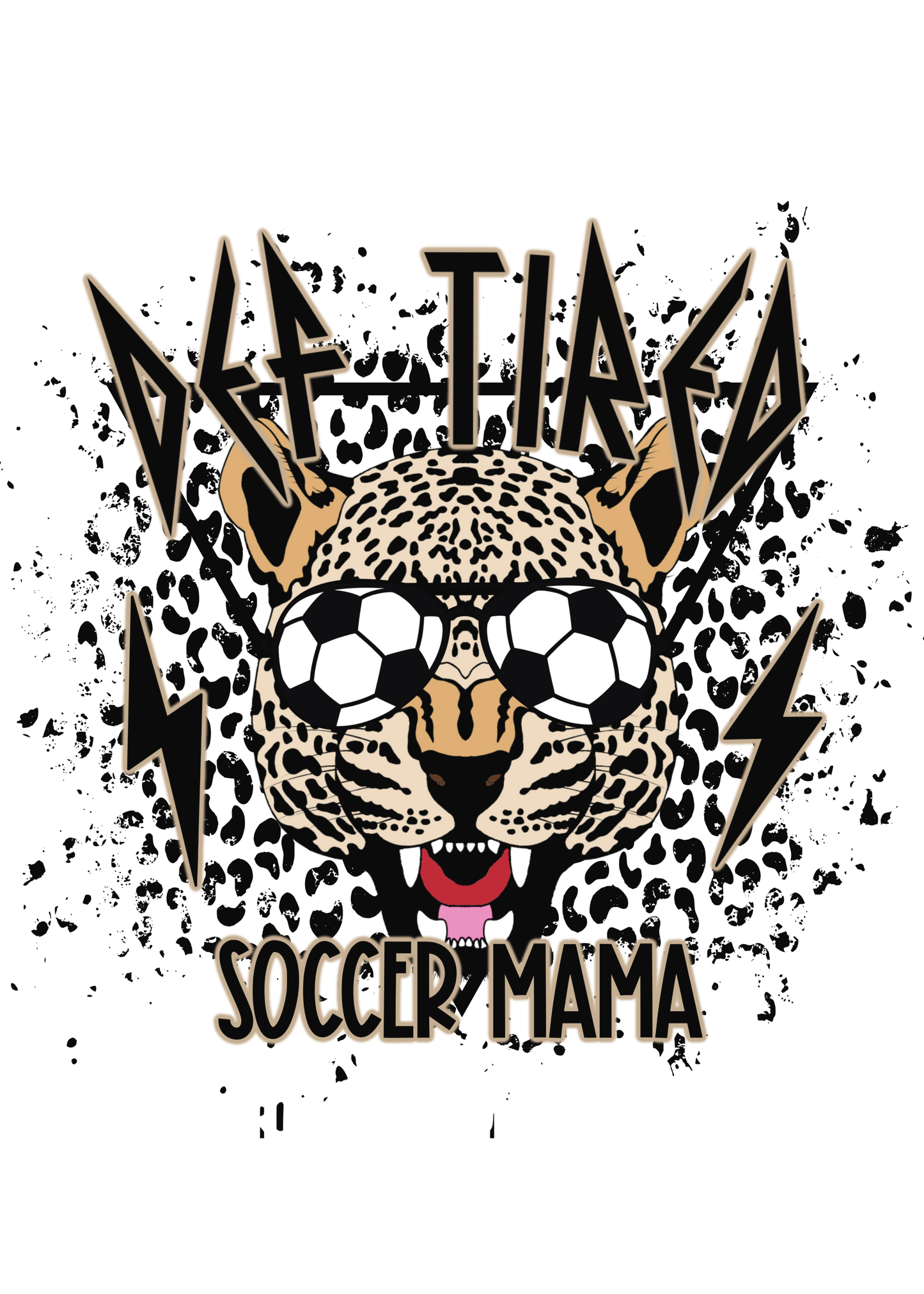 Def Tired Soccer Logo