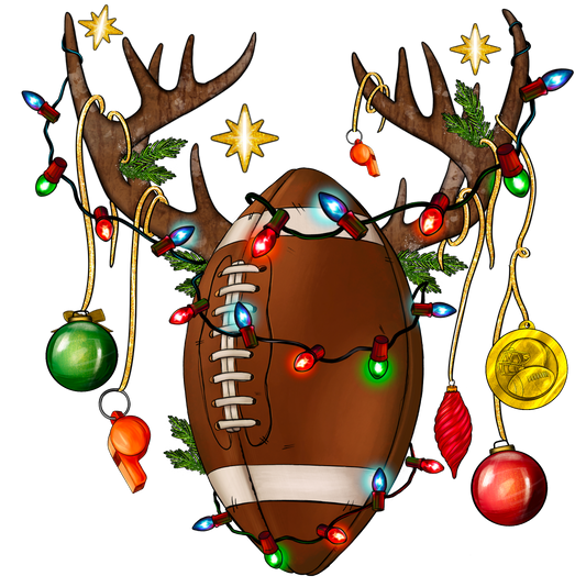 Football Christmas Logo