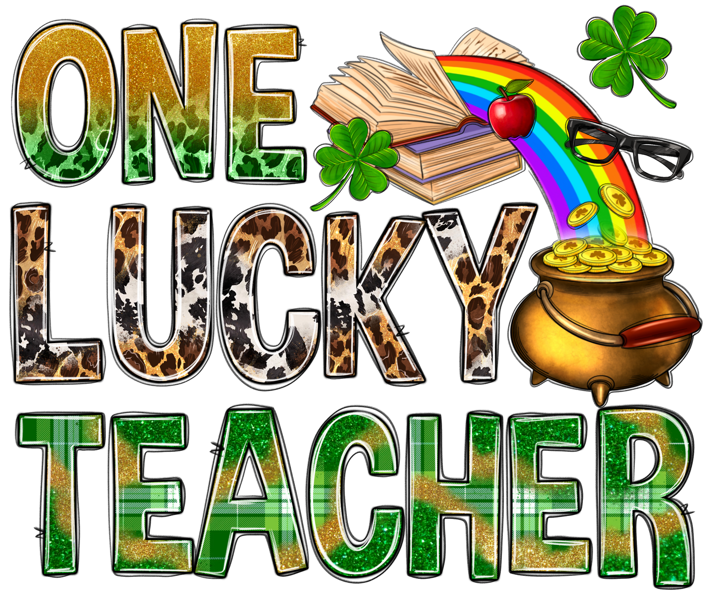 One Lucky Teacher Logo