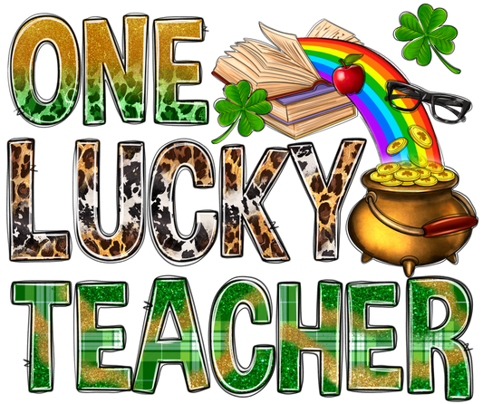 One Lucky Teacher Logo