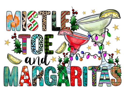 Mistletoes and Margaritas Logo