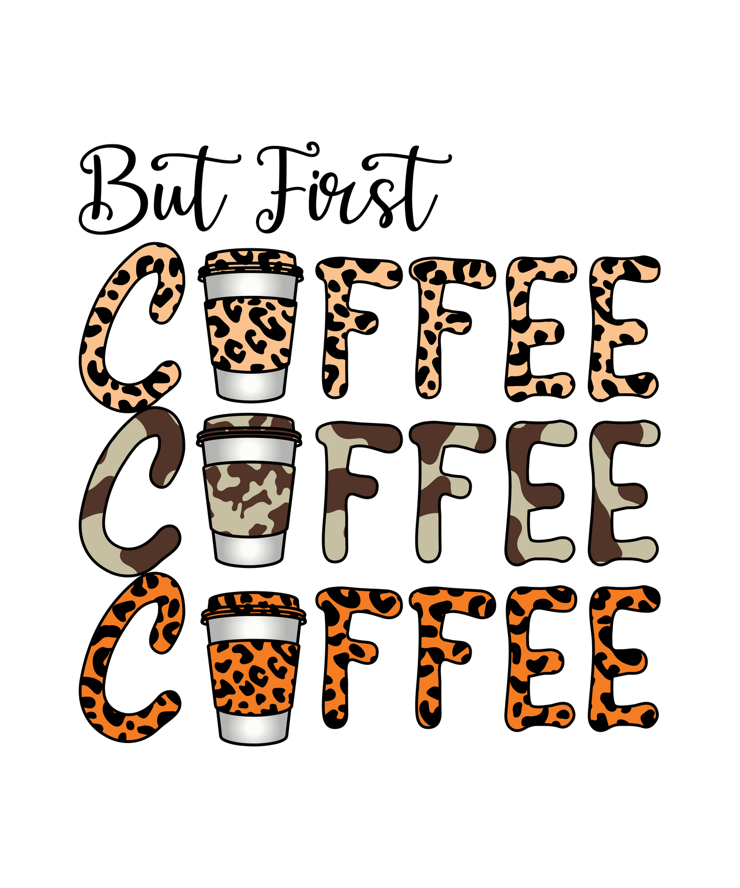 But First Coffee  Logo