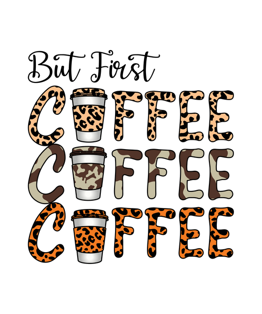But First Coffee  Logo
