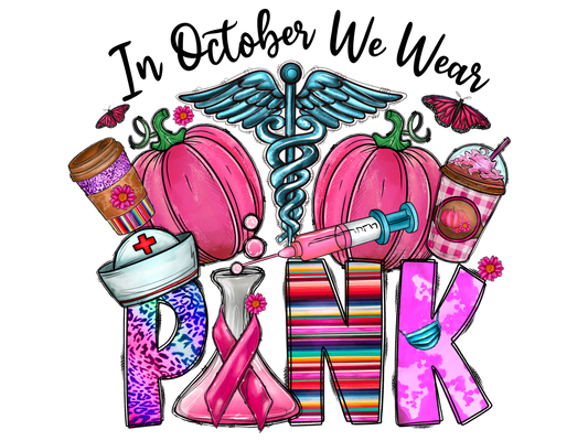 Nurse October Pink Logo